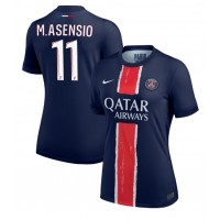 Paris Saint-Germain Marco Asensio #11 Fotballklær Hjemmedrakt Dame 2024-25 Kortermet